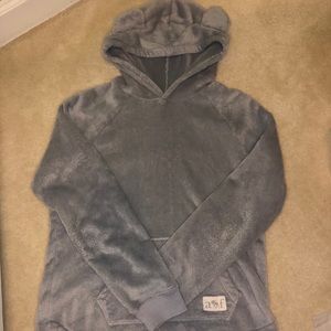 sherpa hoodie w ears